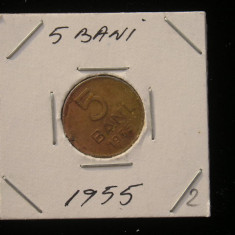 M1 C10 - Moneda foarte veche 16 - Romania - 5 banI - 1955