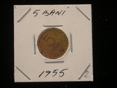 M1 C10 - Moneda foarte veche 16 - Romania - 5 banI - 1955 foto