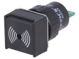 Semnalizator acustic 75dB fără iluminare IP40 &Oslash;16mm 12VDC