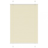 vidaXL Jaluzea plisată Crem 95x150 cm Lățime țesătură 94,4cm