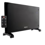 Convector panou sticla de perete/podea cu display si telecomanda 2000 W B&Ouml;HM BH09G-BL