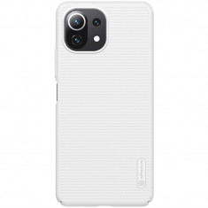 Husa Plastic Nillkin Super Frosted pentru Xiaomi Mi 11 Lite 5G / Xiaomi Mi 11 Lite, Alba