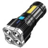 Lanterna de mana reincarcabila L-S03 QUAKE-COB, 1 Led lateral + 4 LED-uri, Oem