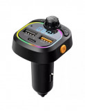 Modulator FM 12-24V Bluetooth 5.0 cu functie de incarcator auto Fast Charge 3.0 si port USB C - C28