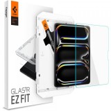 Folie de protectie Ecran Spigen GlastR EZ FIT pentru Apple iPad Pro 13 (2024), Sticla Securizata, Full Glue