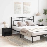Noptieră vidaXL 2 piese Stejar Negru 40x30x39 cm Lemn tratat
