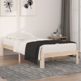 vidaXL Cadru de pat Single 3FT, 90x190 cm, lemn masiv