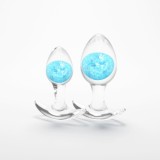Dopuri anale - NS Novelties Straluciri Cosmice Dopuri Anale Set de 2 Bucati Albastru Pentru Stimulare Maxima si Momente Delicioase