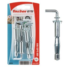 Set 4 buc, diblu metal fischer cu carlig pentru cavitati HM 5x65 WH K