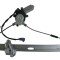 Macara geam cu motoras Honda Jazz/Fit (Gd), 03.2002-10.2008, montare fata, stanga, RapidAuto