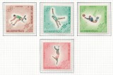 Laos 1968 Mi 244/47 MNH - Jocurile Olimpice de Vara, Mexic