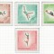 Laos 1968 Mi 244/47 MNH - Jocurile Olimpice de Vara, Mexic