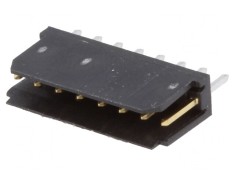 Soclu cablu-placa 8 pini 2,54mm THT Dubox aurit 3A FCI foto