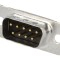 Conector D-Sub 9 pini tată pe cablu