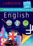 Engleza distractivă 13-14 ani - Paperback brosat - Larousse - Meteor Press