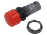 Comutator de Siguranță 22mm 2NC/NO Roșu