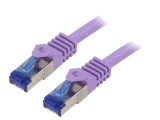 Cablu Patch Cord S/FTP Cat6a LSZH Violet 10m