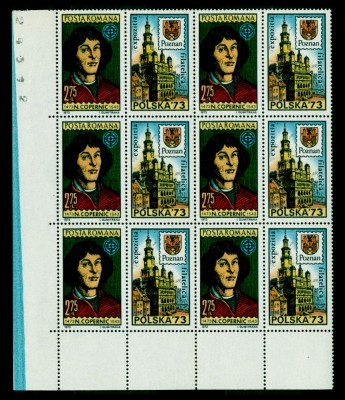 1973 LP819 The 500th Anniversary of the Birth of Copernicus MNH x6 Mi: RO 3109Zf foto