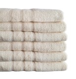 Cumpara ieftin Set de 6 prosoape baie Valentini Bianco, 70x140cm, Crem