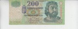 M1 - Bancnota foarte veche - Ungaria - 200 forint - 2002