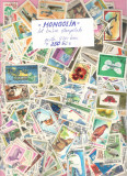 MONGOLIA.Lot peste 830 buc. timbre stampilate