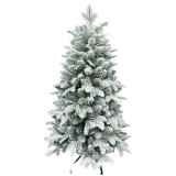 Brad artificial cu zapada si conuri, Alska, 120 cm