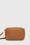 Answear Lab poseta de piele culoarea maro