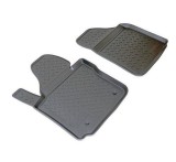Covorase Cauciuc Tip Tavita VW Caddy 3 2004-2015 ALM, Bordura 3cm, Impermeabile, Rezistente, Set