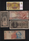 Set 5 bancnote de prin lume adunate (cele din imagini) #227, Europa