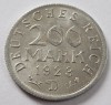 Germania , Weimar - 200 mark 1923 D, Europa
