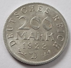 Germania , Weimar - 200 mark 1923 D