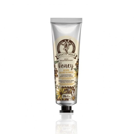 Crema pentru maini si unghii concentrata, cu lapte de capra si miere INelia Revers 100 ml