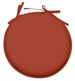 Pernă De Scaun Ronde Nelson 40X40 Cm, Culoare Cărămiziu, 100% Poliester