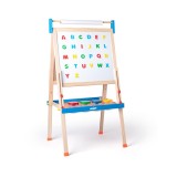 Cumpara ieftin Tabla cu litere, rola de hartie si pahare, Woodyland