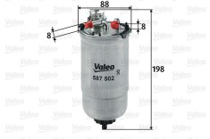 VALEO 587502 filtru combustibil