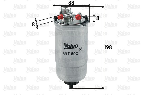 VALEO 587502 filtru combustibil