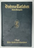 BREHMS TIERLEBEN , KLEINE AUSGABE ( VIATA ANIMALELOR de BREHMS ) , TEXT IN LIMBA GERMANA CU CARACTERE GOTICE , VOLUMUL 2 , 1914