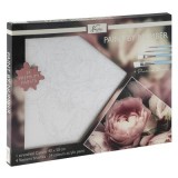 Pictura pe numere Flori Nassau Fine Art, 40x50cm, 24 culori, 4 pensule, Set creativ fete, 7+ ani