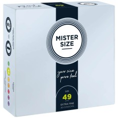 Mister Size - Prezervative latex, 49 mm, 36 buc.