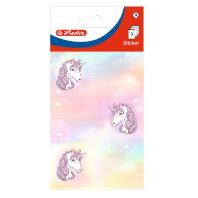 ETICHETE SCOLARE UNICORN SET 9 foto