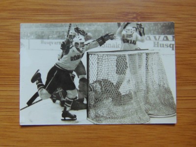Calendar de buzunar -Campionatele mondiale de hochei pe gheata anul 1972 foto