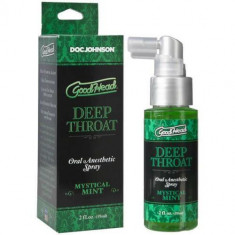 Spray pentru Sex Oral Deep Throat, Aroma Menta, 59 ml