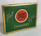 Rara! Cutie veche pentru tigari/ tutun LUCKY STRIKE