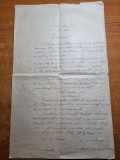 document in limba romana - tribunalul ilfov - din anul 1921
