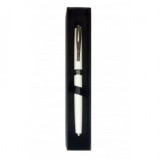 Stilou metalic alb cutie Ecada 93206W