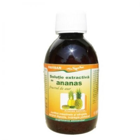 Solutie extractiva de ananas 200ml favisan