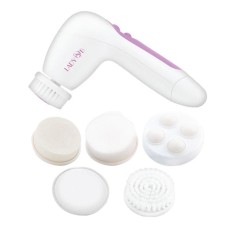 Perie curatare faciala Beper, 2 x AA, 5 accesorii