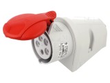 Conector alimentare AC trifazate 16A 400VAC soclu mamă IP44