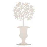 Cumpara ieftin Decoratiune Floare metal alb vintage 16x10x29 cm