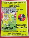 Program meci fotbal CS MIOVENI -FK CSIKSZEREDA MIERCUREA CIUC (05.10.2019)